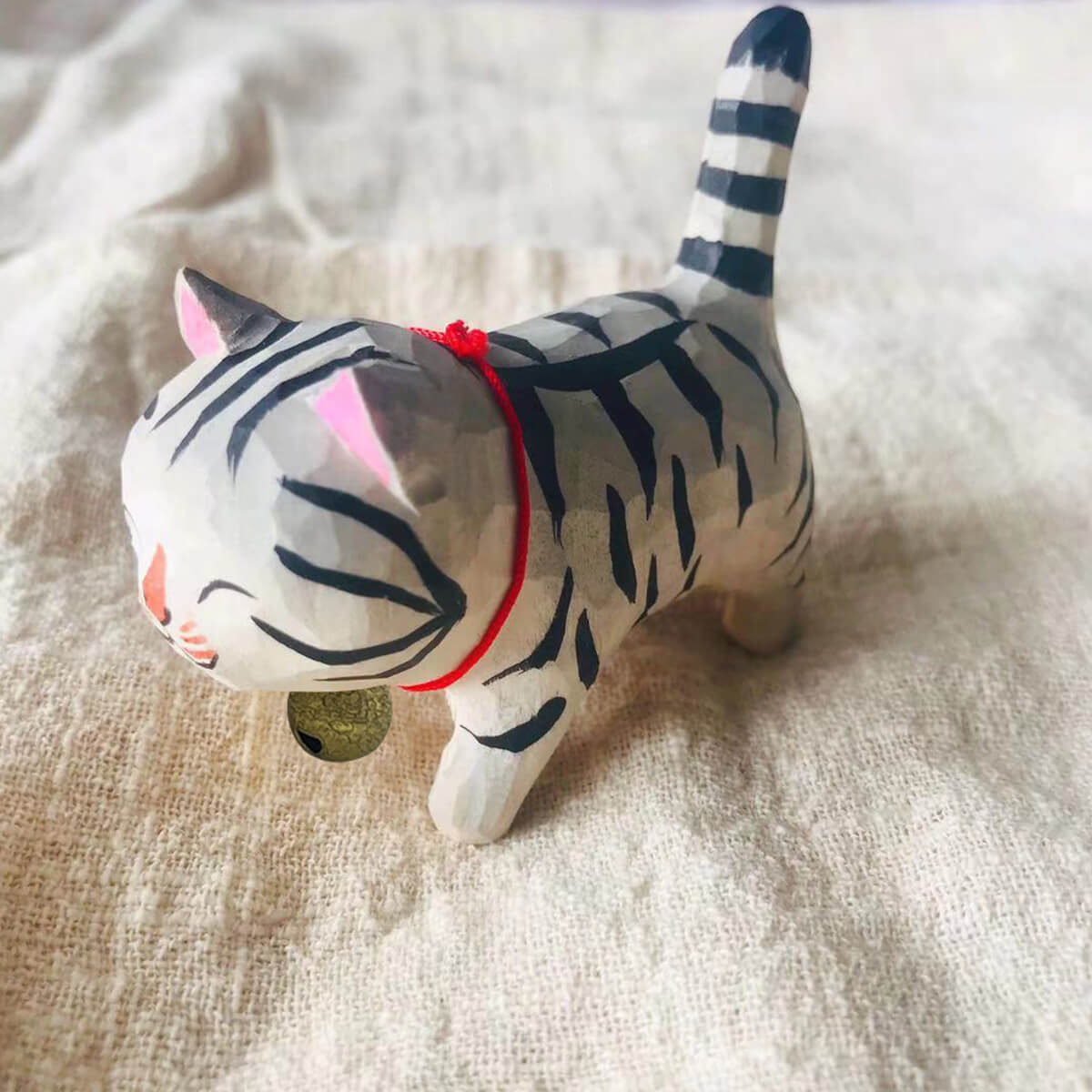 Estatuetas de Gato Esculpidas à Mão