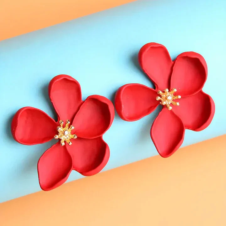 Brincos de Flor Dourada