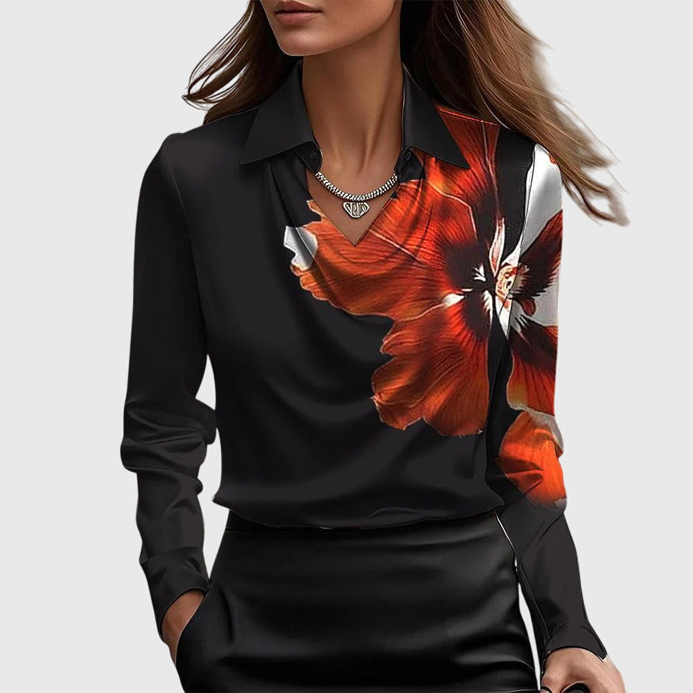 Diana | Elegante Blusa Acetinada