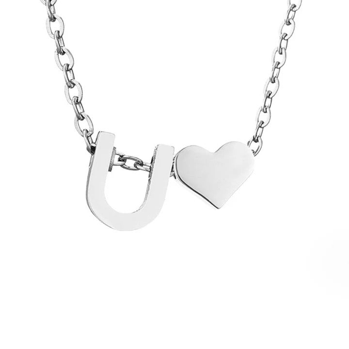 Colar de prata com amor eterno e letra