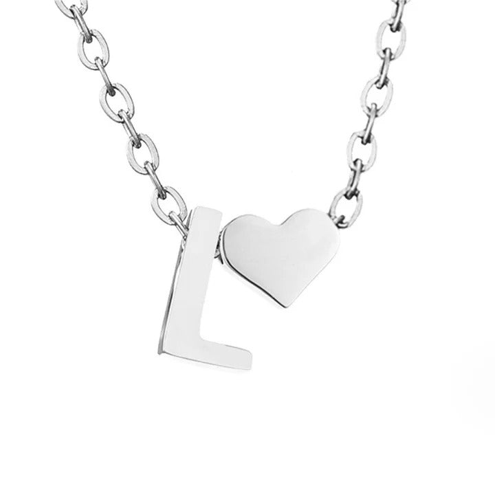Colar de prata com amor eterno e letra