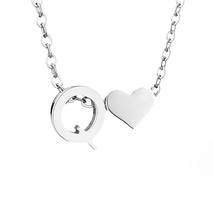 Colar de prata com amor eterno e letra