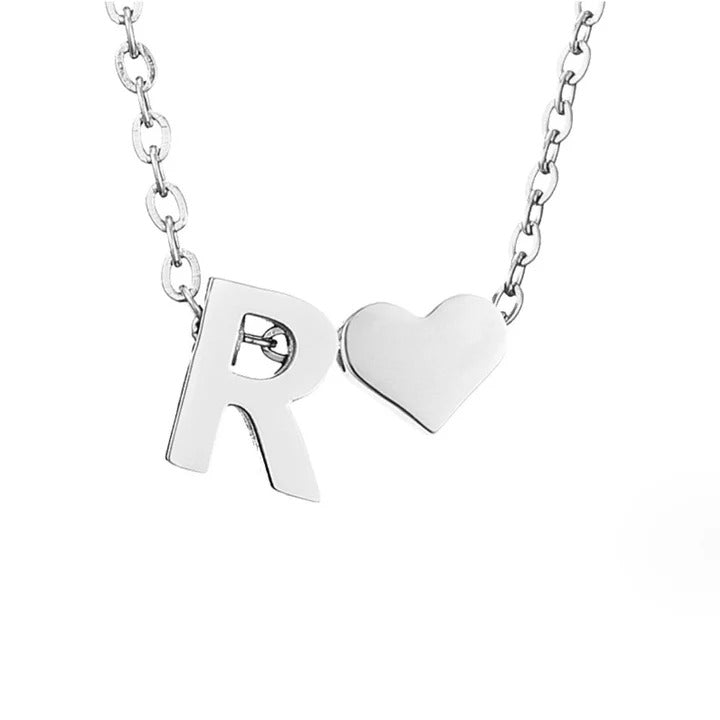 Colar de prata com amor eterno e letra