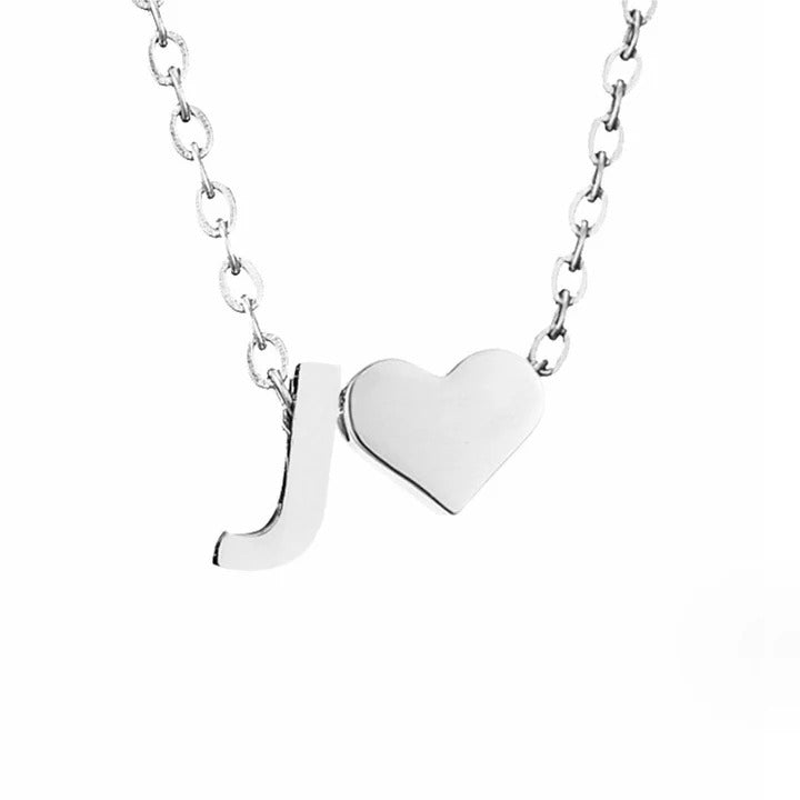 Colar de prata com amor eterno e letra