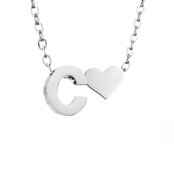 Colar de prata com amor eterno e letra