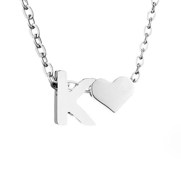 Colar de prata com amor eterno e letra