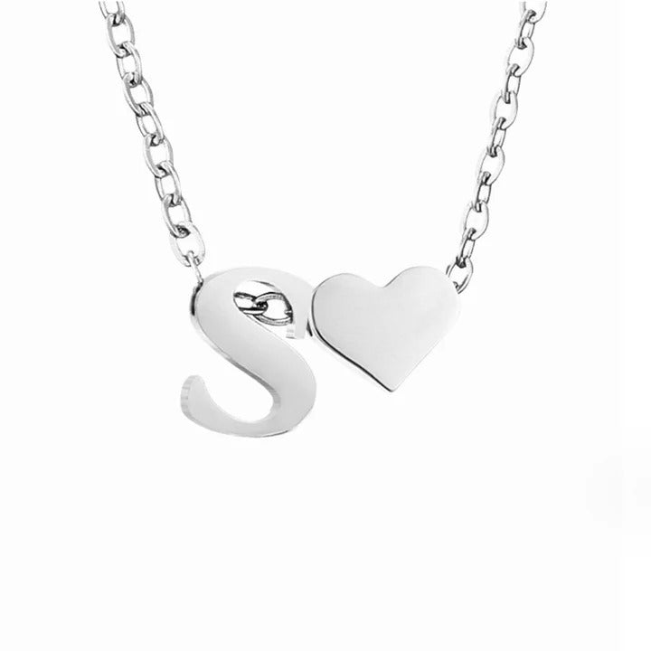Colar de prata com amor eterno e letra