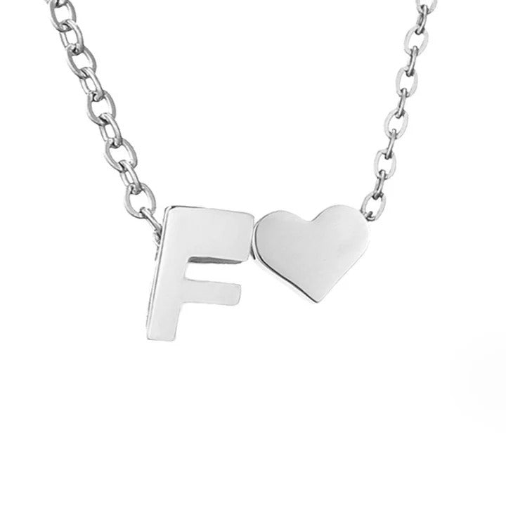 Colar de prata com amor eterno e letra