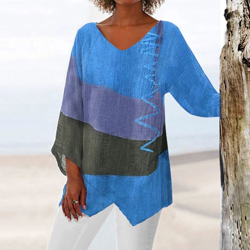 Sílvia | Blusa de verão em linho