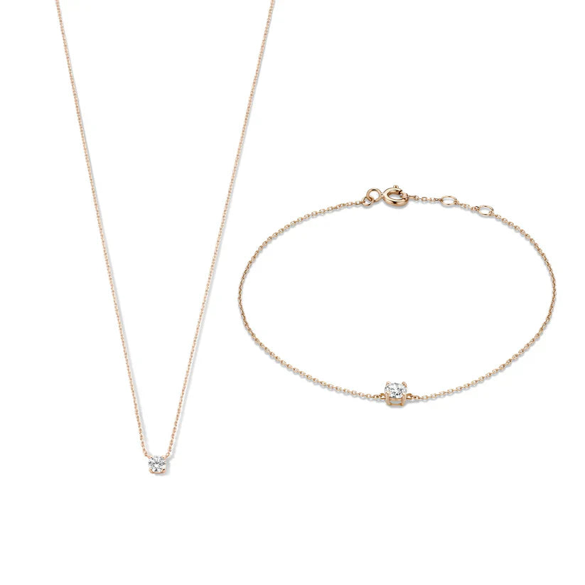 Marias-Jewels - Conjunto de Pedra Moissanite Cléa