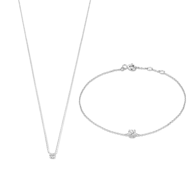 Marias-Jewels - Conjunto de Pedra Moissanite Cléa