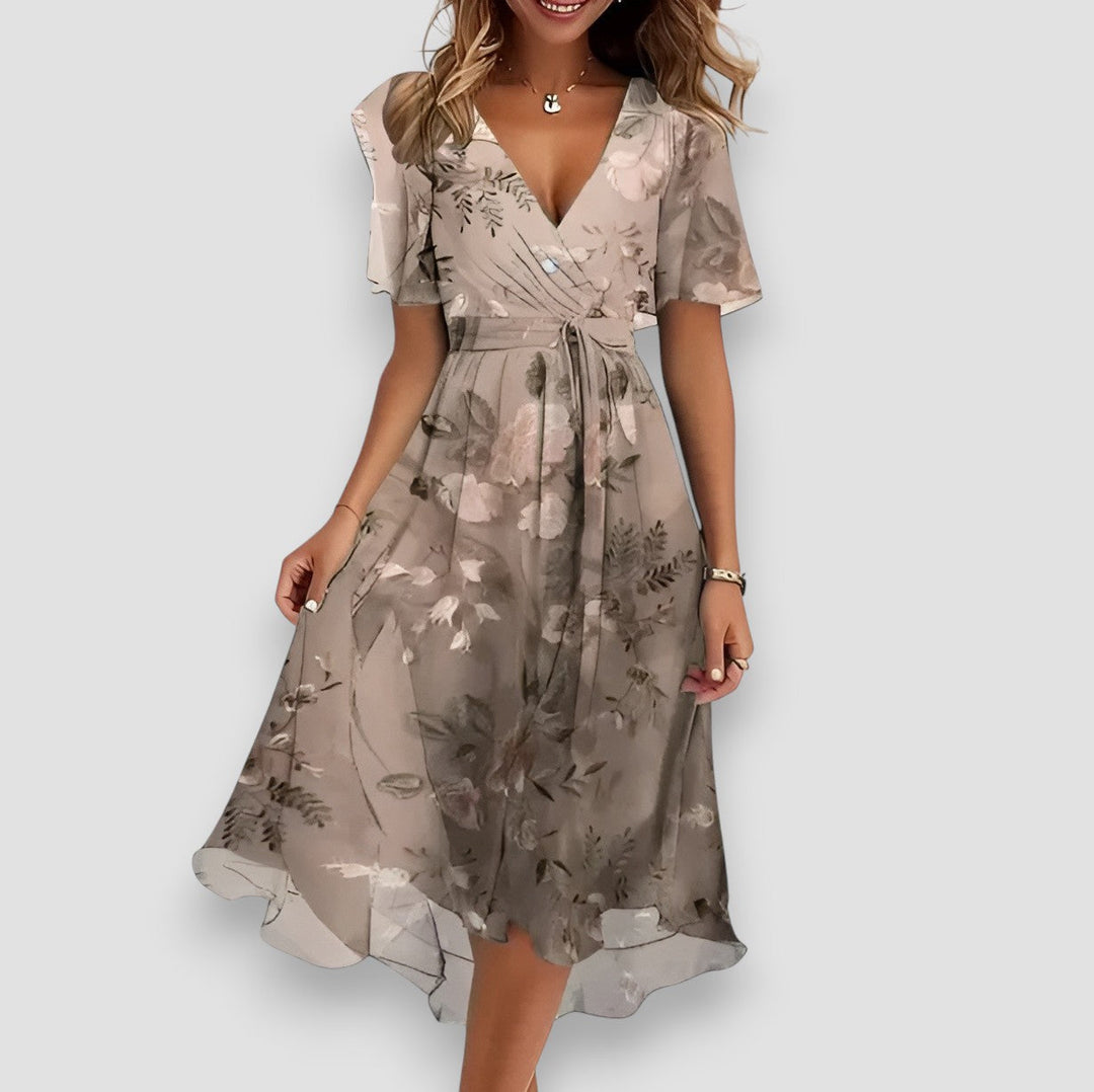 Cristiana | Vestido de festa estampado