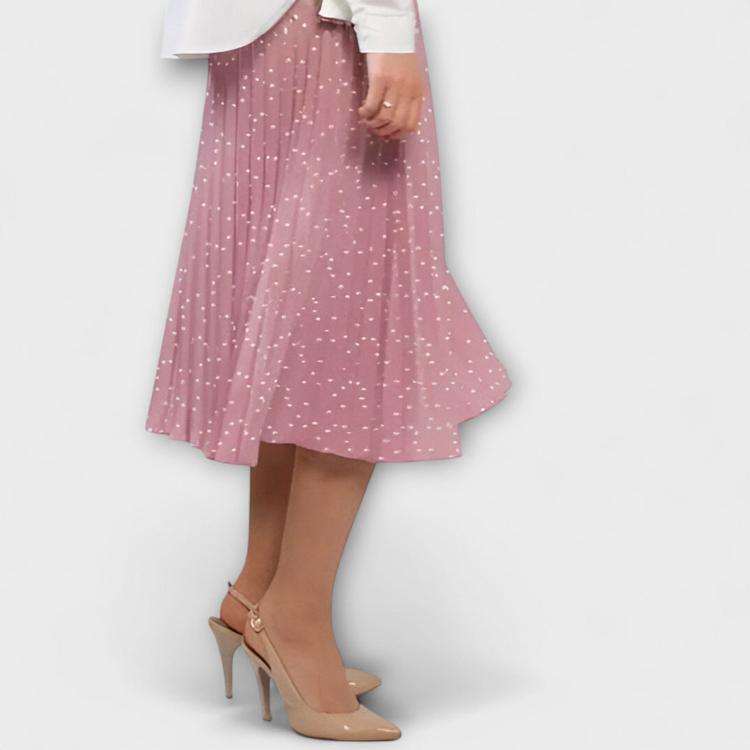 Marina – Saia com estampado de bolhas