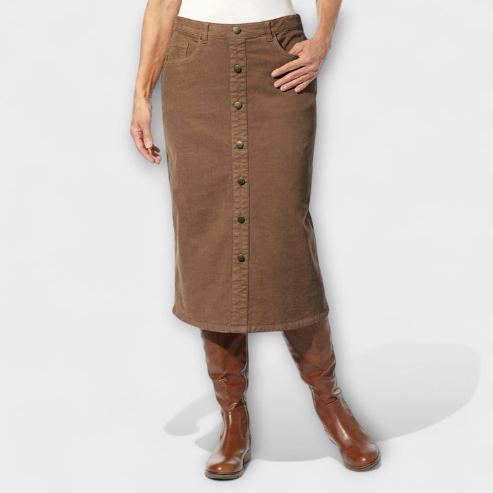 Cristina – Saia de veludo clássica