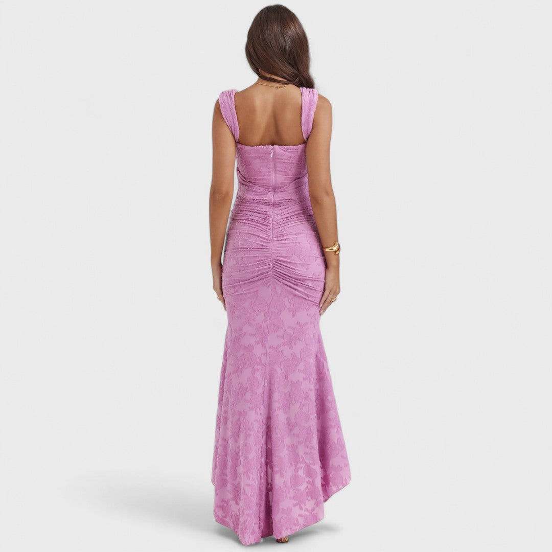 Carla | Vestido comprido de renda