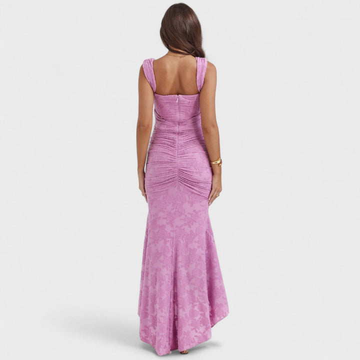 Carla | Vestido comprido de renda