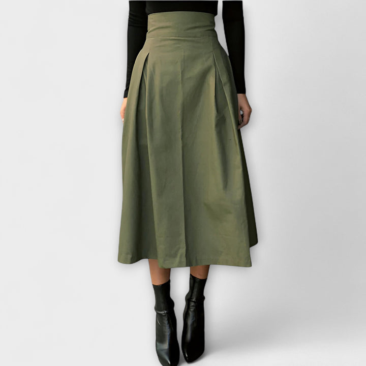 Romina – Falda de cintura alta