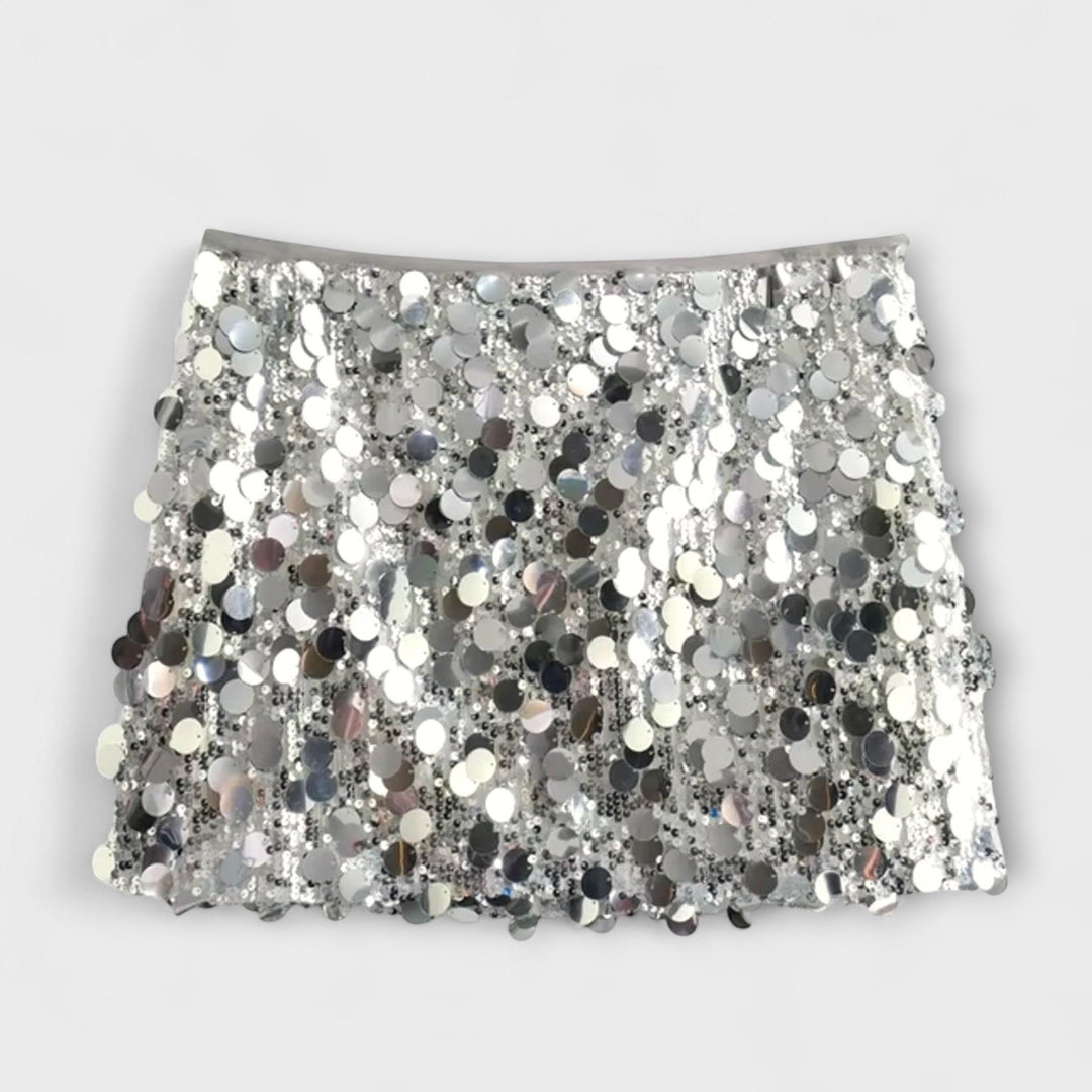 Sofia – Falda Mini de Lentejuelas