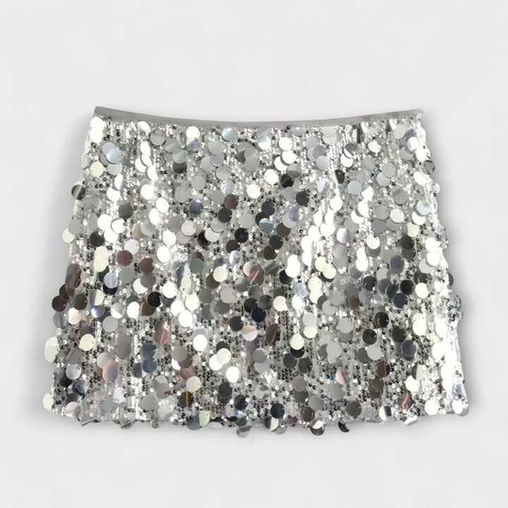 Sofia – Falda Mini de Lentejuelas
