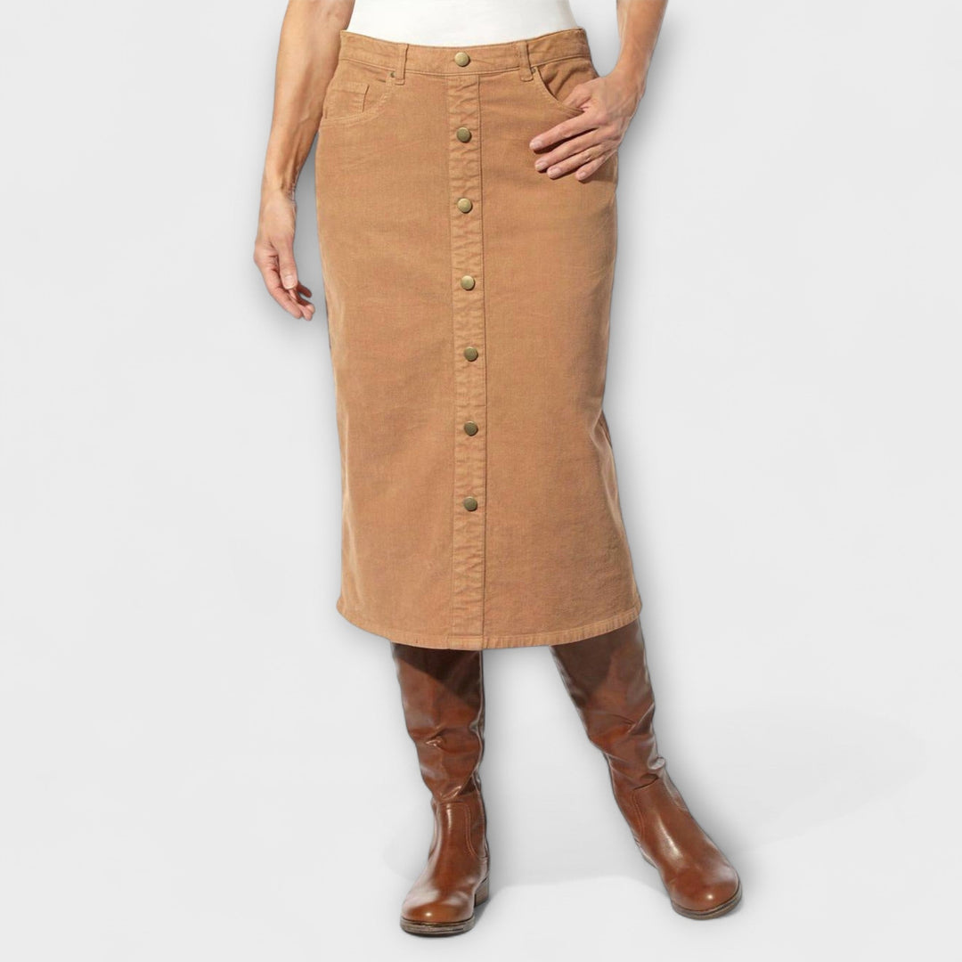 Cristina – Saia de veludo clássica