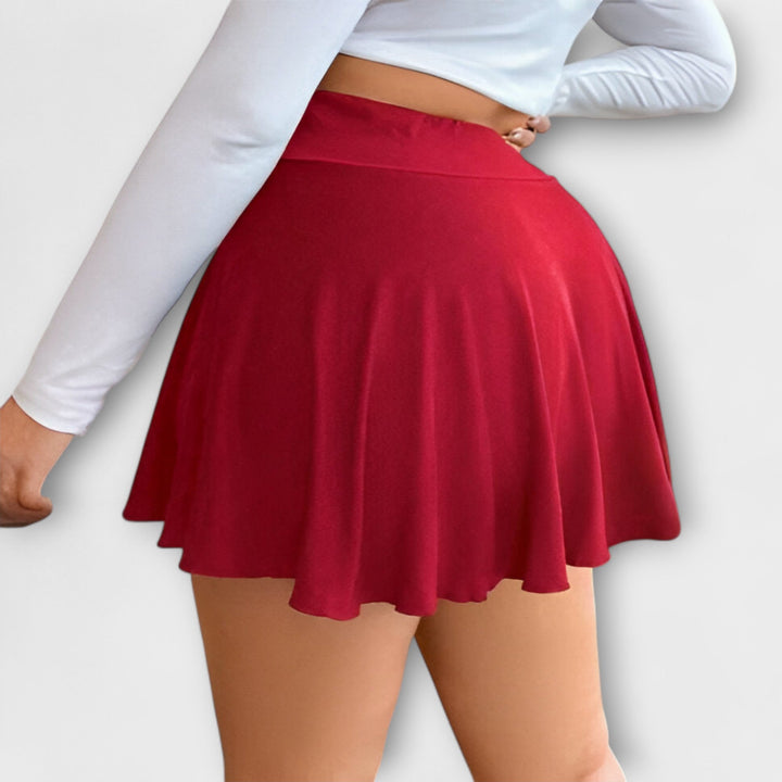 Gloria – Saia A-line de cintura alta
