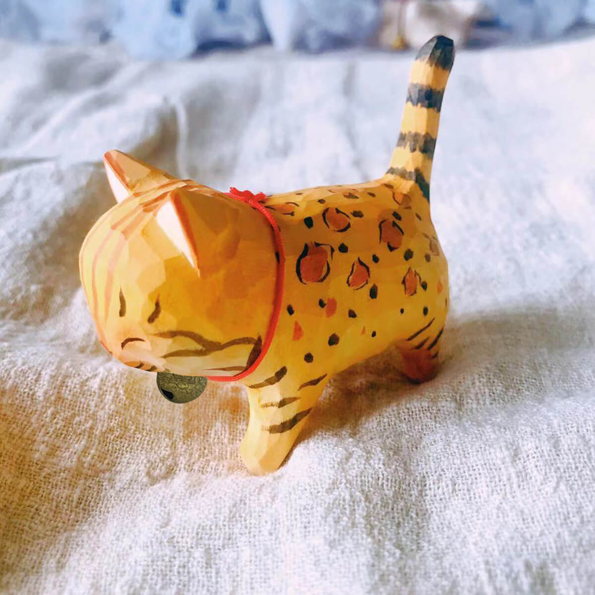 Estatuetas de Gato Esculpidas à Mão