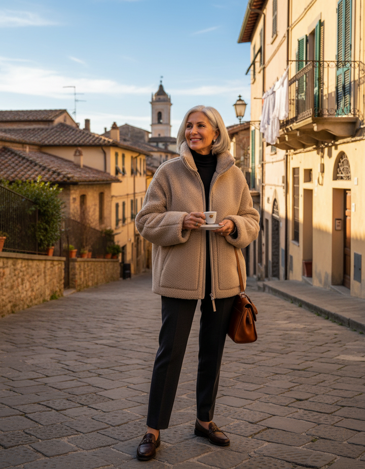 Ana Cristina | Casaco Macio e Quente