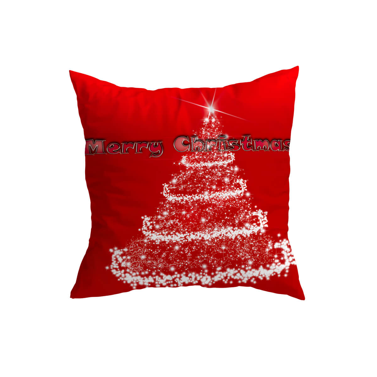 Capa de Almofadas Vermelhas de Natal