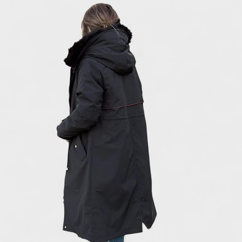 Gilda | Casaco Comprido com Capuz