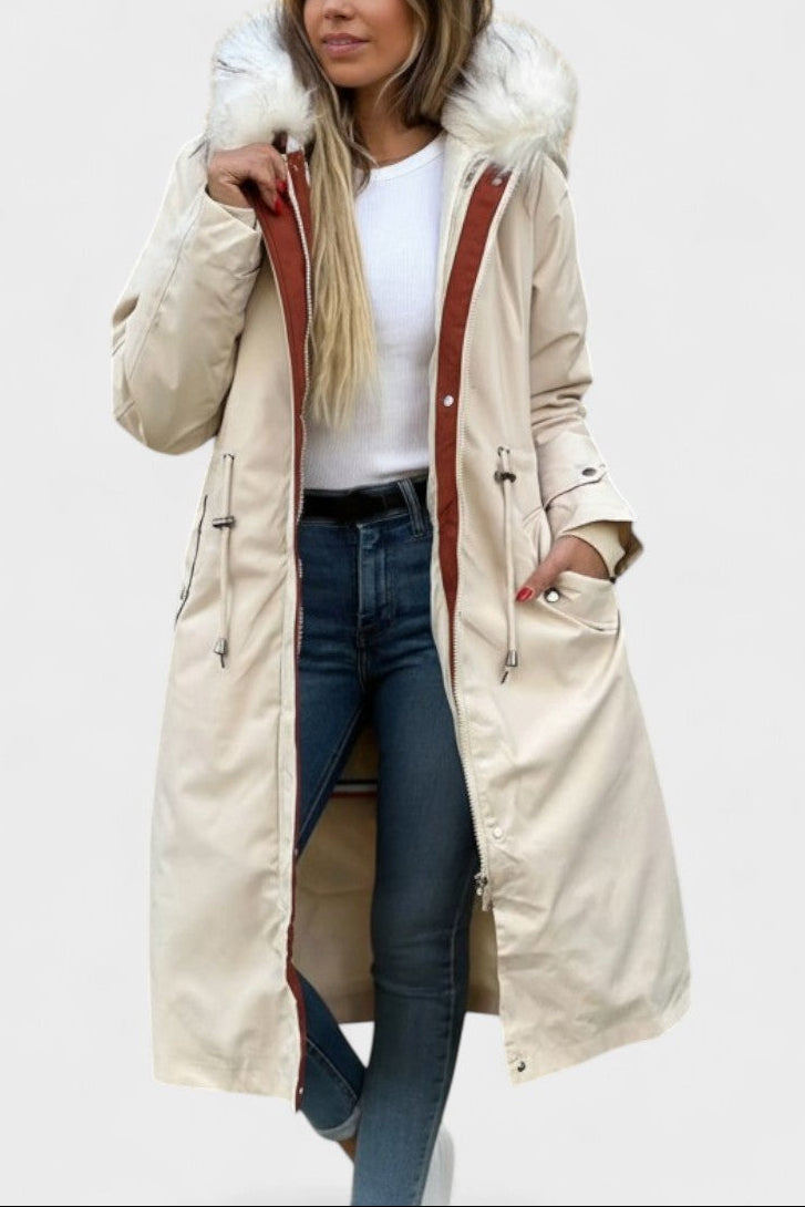 Gilda | Casaco Comprido com Capuz