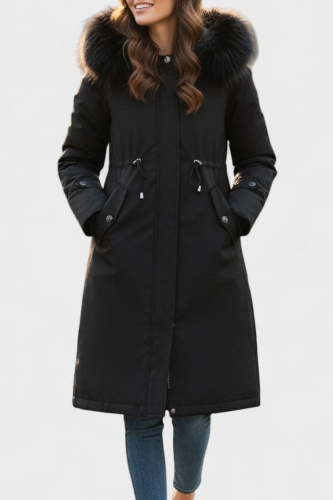 Gilda | Casaco Comprido com Capuz