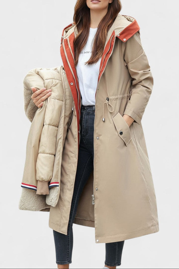 Gilda | Casaco Comprido com Capuz