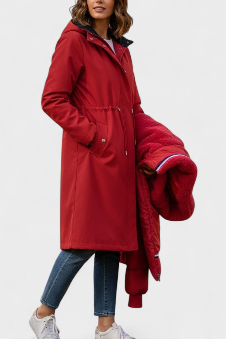 Gilda | Casaco Comprido com Capuz