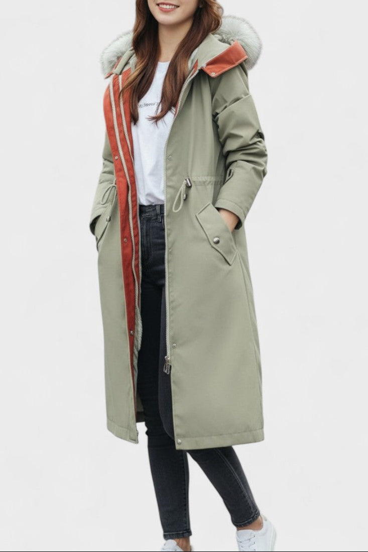 Gilda | Casaco Comprido com Capuz